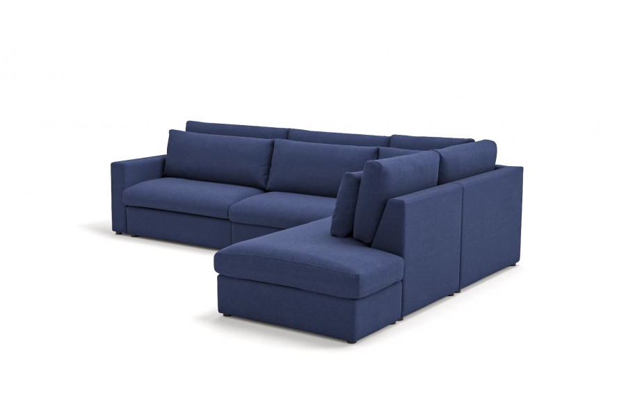 Model Portofino - Portofino sofa 1,5 osobowa + sofa 1,5 osobowa + otomana prawa